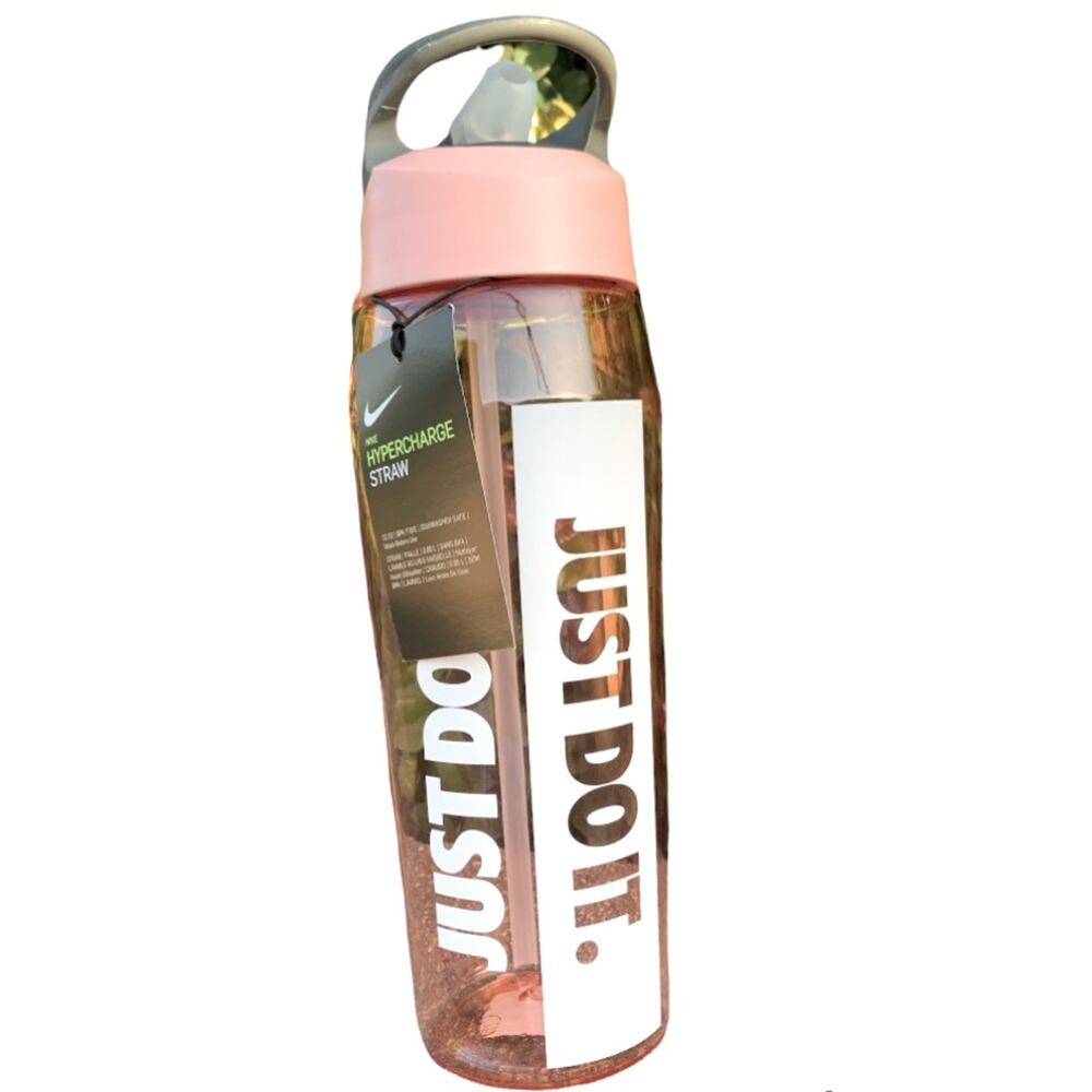 Nike Pink Hypercharge 32oz Straw Bottle